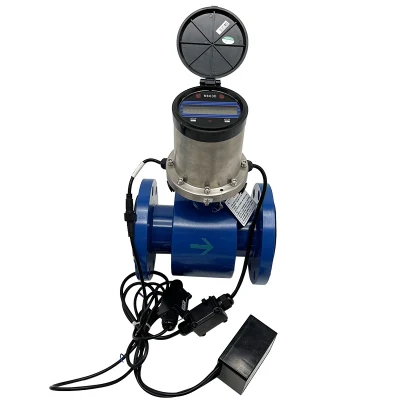 Accurate and Sensitive Electromagnetic Flowmeter for Measuring Sewage